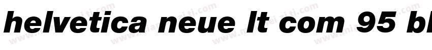 helvetica neue lt com 95 black字体转换